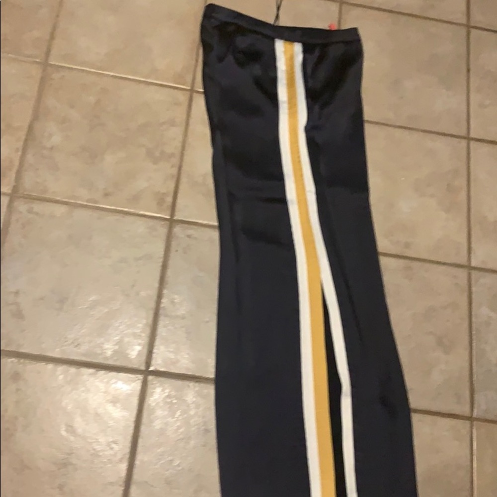 Pants with a split on sides